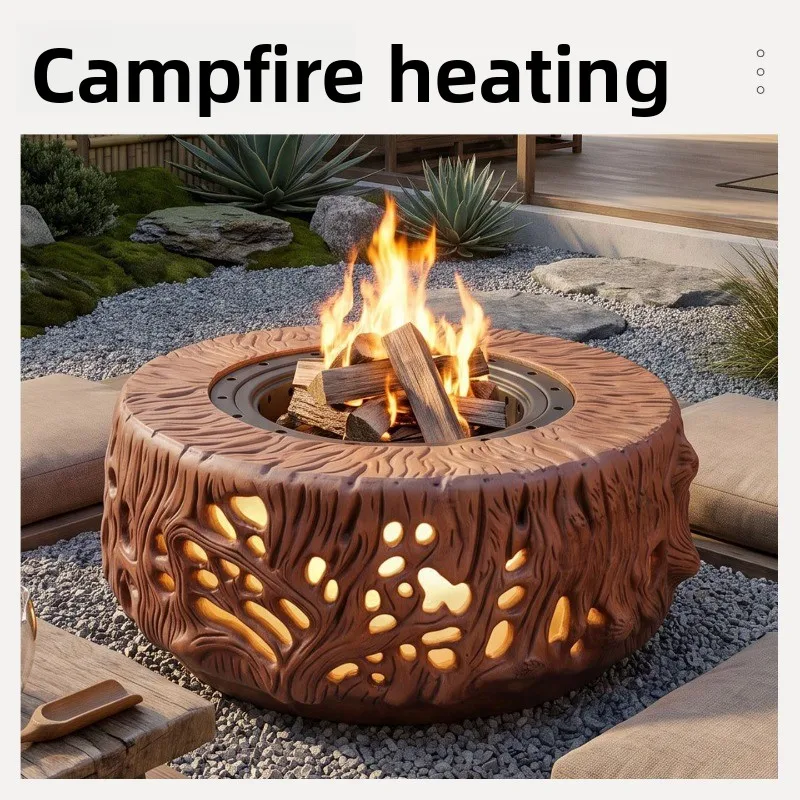 Garden grill BBQ table Household electric and carbon dual-purpose heating