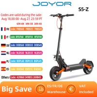 JOYOR S5-Z Foldable EScooters 600W Motor 48V13Ah Battery Adjustable Height Electric Scooter Adult 10*3.0 Widen Tires E-Scooter