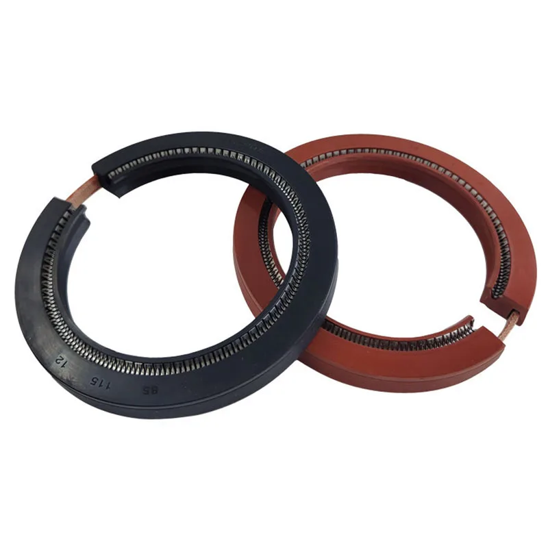 Geteilte Öldichtung 80-165mm, FKM (250) ° C) / NBR (120 ° C) für Heckwellen-/Luftkompressor, hochtemperatur- und oxidationsbeständig (geteiltes Design) – Detail 1