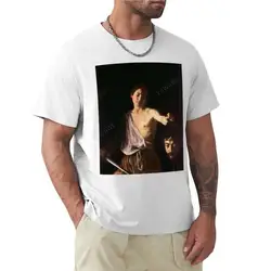 DAVID WITH THE HEAD OF GOLIATH - CARAVAGGIO T-Shirt boys white t shirts plus size tops mens clothes