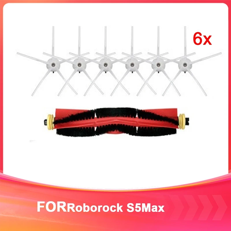 

A17F-For Roborock S5max Main And Side Brush Replacement Parts Sweeper Consumables