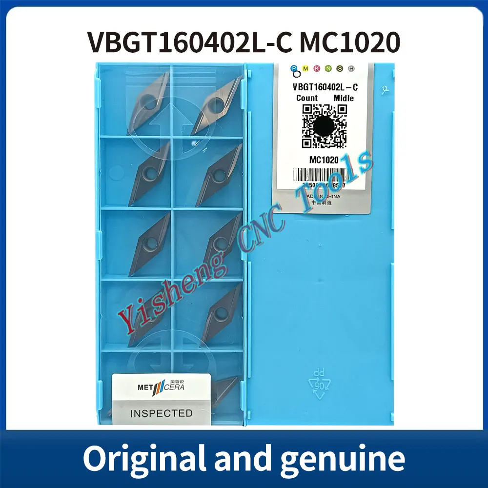 METCERA VBGT110302L-Y1 VBGT110302R-C VBGT110304R-C VBGT160402L-C VBGT160402R-C VBGT160402R-H VBGT160404L-C VBGT160404R-C MC1020