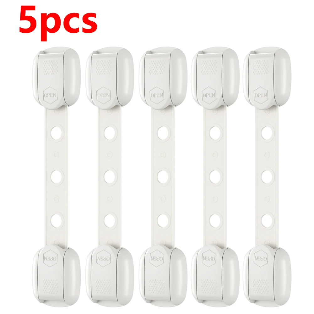 

1/3/5/10pcs Child Safety Lock Baby Safety Protection Drawer Door Cabinet Cabinet Lock Plastic Protection Kids Safety Door Lock