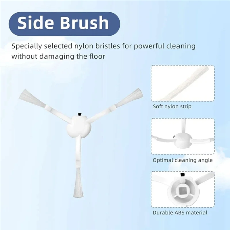 N18Rกรองฝุ่นสําหรับDreame Z10 Pro,L10 Plus,D10 Plusอุปกรณ์เสริมMopผ้าหลักแปรงด้านข้างเครื่องดูดฝุ่นอะไหล่