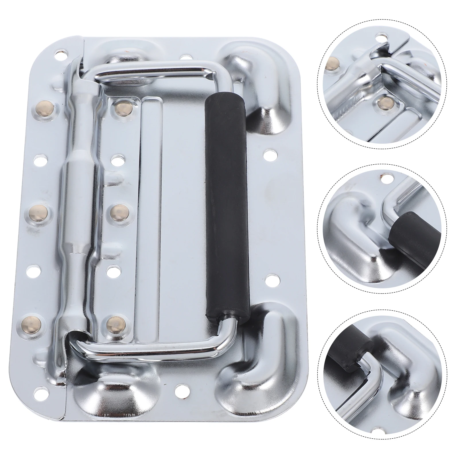 

Spring Flight Case Aviation Case Lifting Ring Cabinet Heavy Duty Cargo Handle Foldable Lift Handle for Trunk Marine