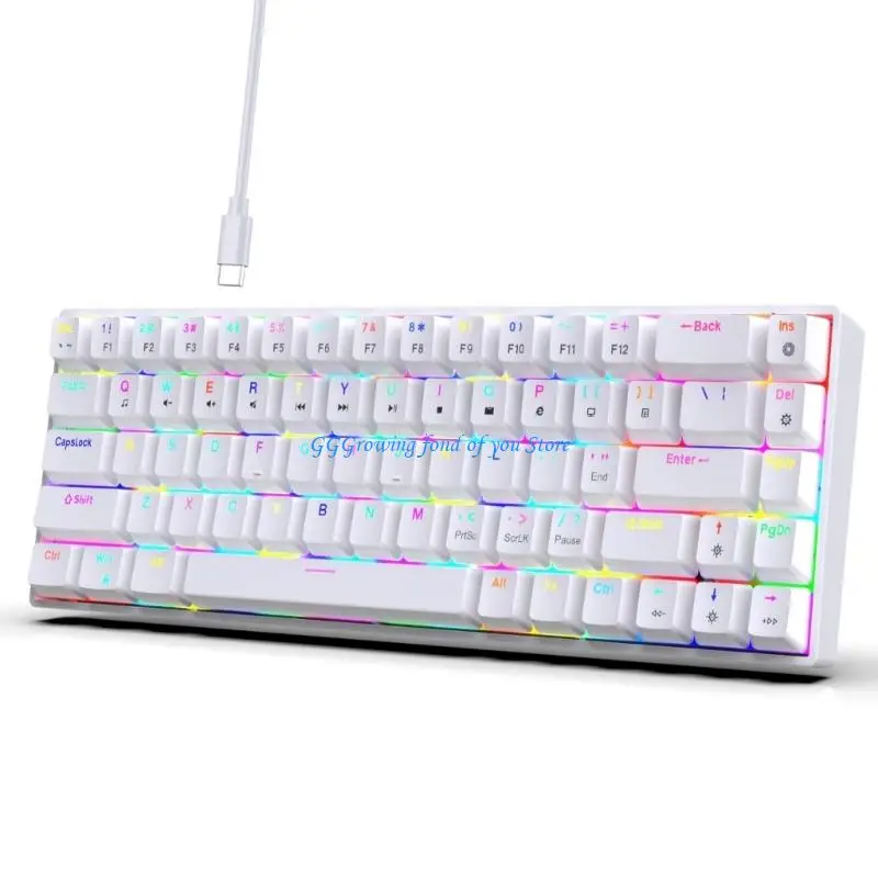 

H9EB 68 Color Backlights Mechanical Keyboard With Hot Swappable Switches