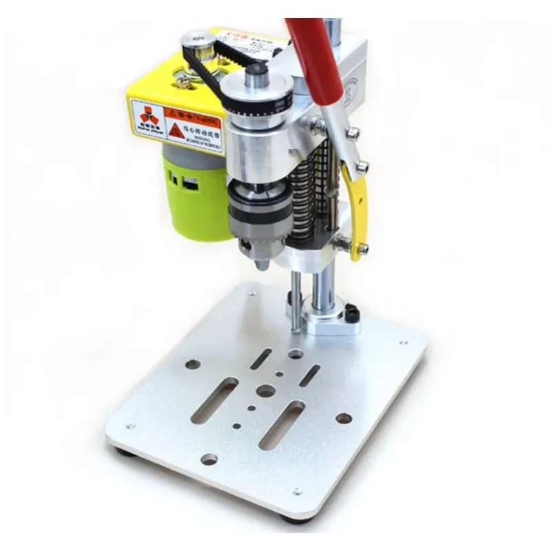 DIY Hole Drilling Machine 795 Motor B10 Chuck Metal Wood DIY Craft Tools Mini Drill Press Precision Desktop Drilling Machine