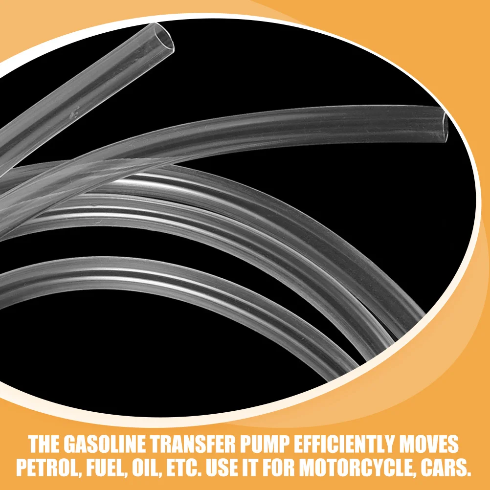 

1 Set Fuel Transfer Pump Manual Hand Siphon Pump For Oil Water Portable Pvc Plastic Anti-Backflow Siphon Hose For Car