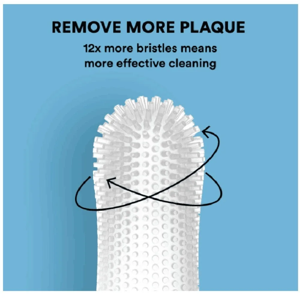 Soft Rubber Finger Toothbrush Health Care BPA Free Silicon Toothbrush Food Grade Silicone Teeth Clear Brush