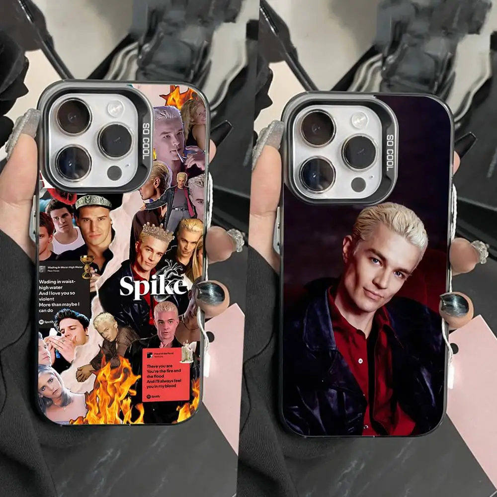 

James Marsters Spike Buffy Phone Case For iPhone 16,15,14,13,12,11,Pro,Max,Plus,Mini,XS,SE Anti Fall Black Matte Hard Bumper
