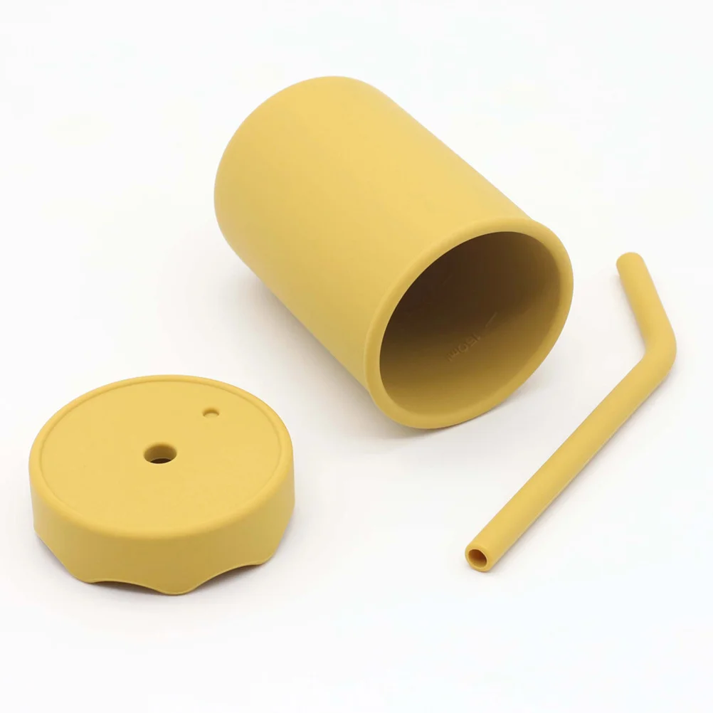 

Силиконовая тренировочная чашка, детская чашка для питья воды, соломенная крышка для малышей, мягкие силиконовые простые в использовании соломенные чашки для малышей, детские чашки