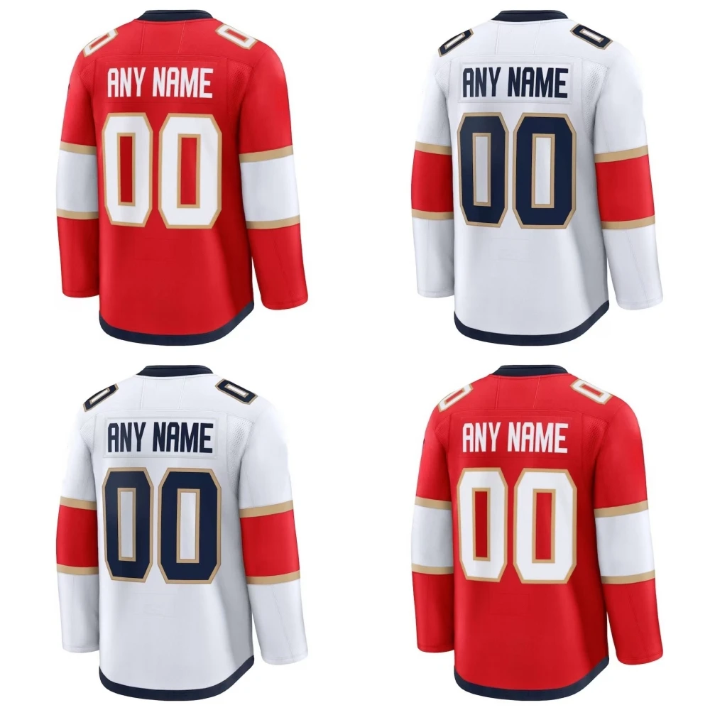 

2025 Wholesale Stitched Florida Hockey Jersey Men Women Youth Tkachuk Bobrovsky Barkov Reinhart Ice Hockey Uniform