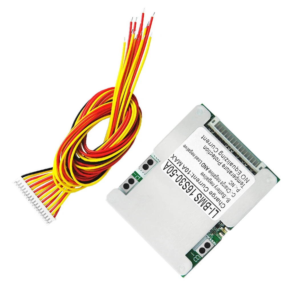 Battery Board Lithium-ion 16S 60V 30A-50A With Balancing Function Overcharge BMS Accessories For 16S