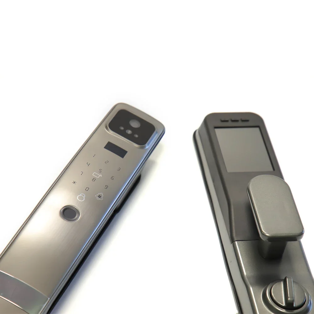 Automatic Electronic Fingerprint & 3D Face Recognition Smart Lock Key Card Access WIFI Connected TTlock Digital Door Lock Camera