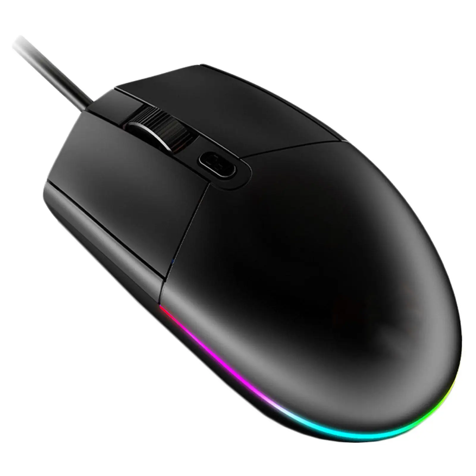 Wired Game Mouse Ergonomic Matte Surface Frosted Anti Slip 3 Level Dpi Adjustable Backlit Mouse for Gamer Laptop