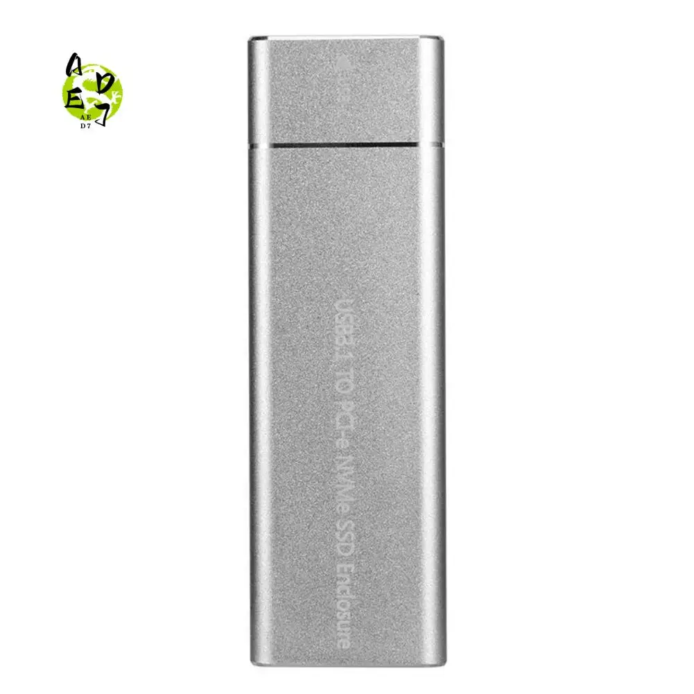 

AED7-M.2 Адаптер корпуса Nvme SSD 10 Гбит/с USB C 3.1 Gen2 Корпус Nvme Внешний корпус Nvme Reader Чехол Nvme