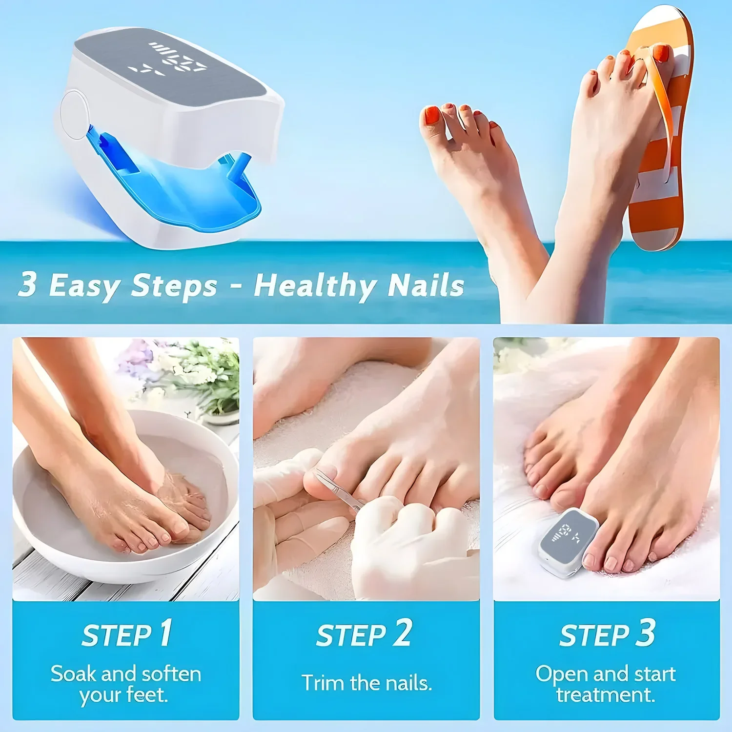 Nail Fungus Treatment Tools Fungal Nail Treatment Anti-Equipment Effectively Remove Fungal Toenail Nail Fungal Infection