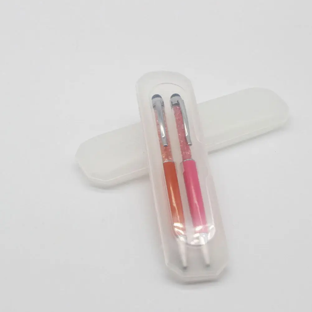 10Pcs Pencil Display Box Transparent Plastic Pencil Case Clear Pen Container Multipurpose Storage for Students