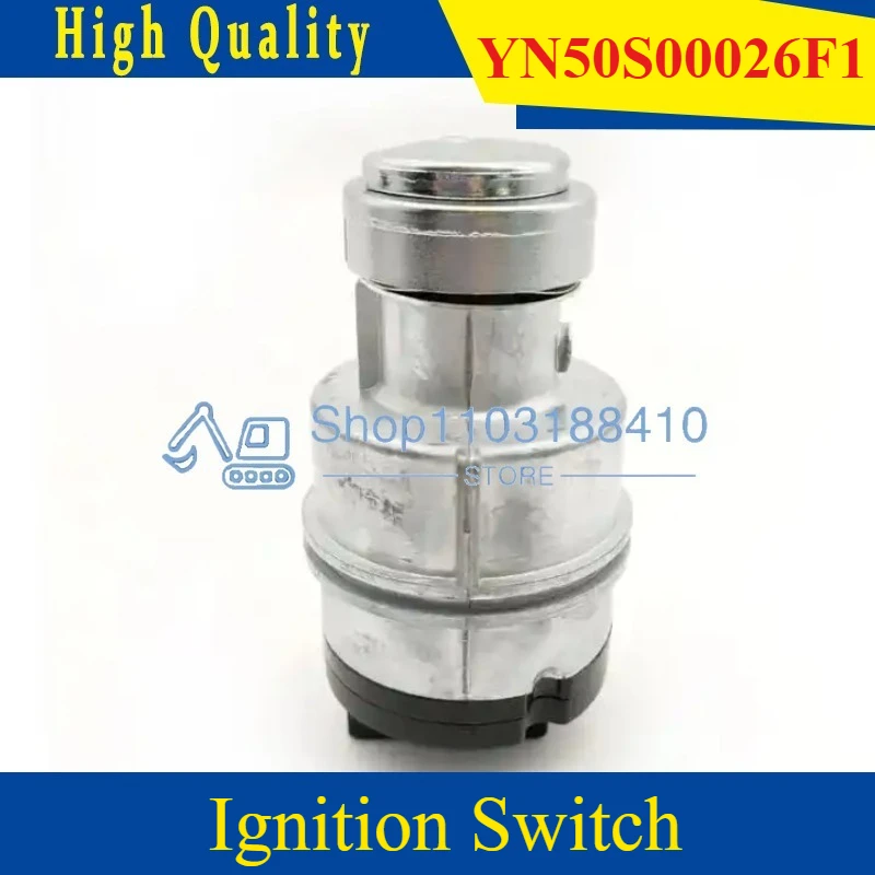 

High Quality Ignition Switch with 2 Keys YN50S00002F1 YN50S00026F1 for New Holland Excavator E175B E215B E70 E80BMSR EH215 EH70