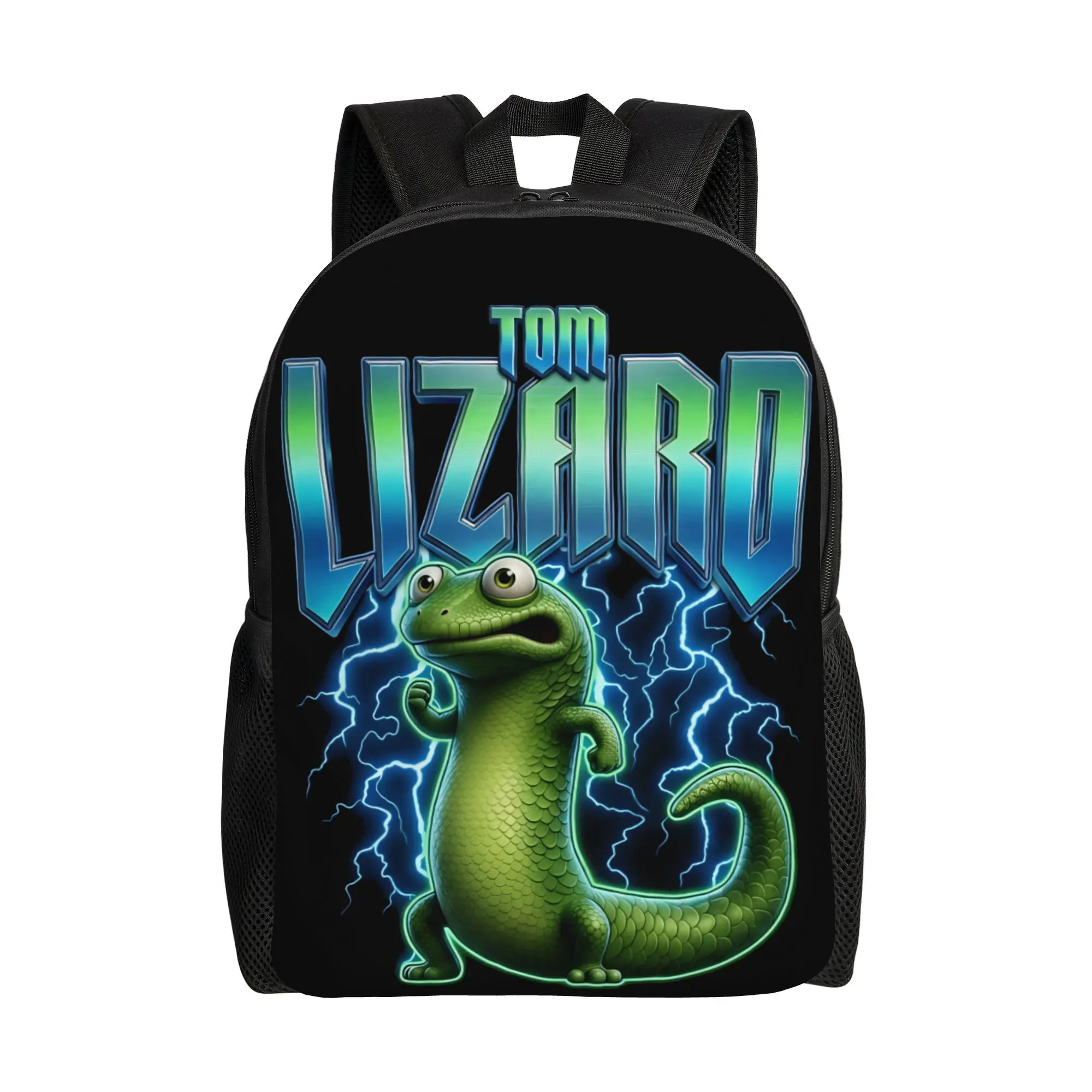 

Tom Lizard Pascal Chameleon Backpack Casual Backpacks Unisex Daily Durable High School Bags Designer Rucksack