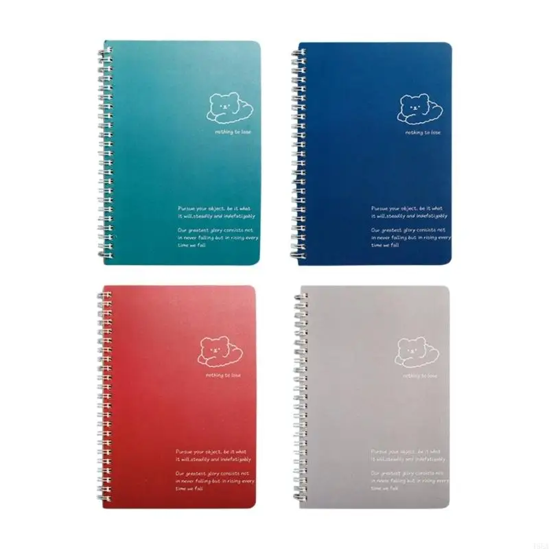 T5EA 4 PCS A 5 B5 Notebook Journal Notebook Business Notepads Cartoon Notebook Perjalanan Notebook Notebook Notepads