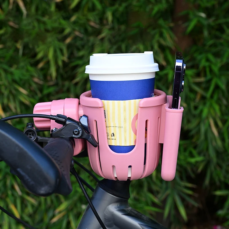 1 ピース多機能ユニバーサル幼児用ボトルホルダーベビーカー DIY アクセサリー 2-in-1 ベビーカーカップホルダー電話ホルダー