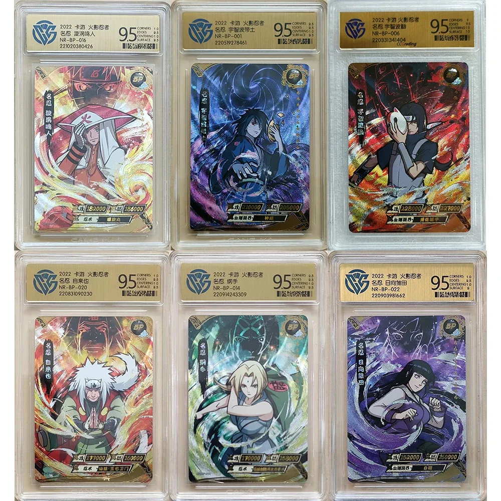 Naruto Cards Rare BP Cards 9.5 Graded Card Rating Card Uchiha Obito Deidara Senju Hashirama Uchiha Itachi Collectible Cards