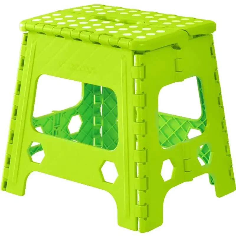 Y000  Folding Home Kids Children Plastic Step Stool Portable Folding Chair Small Bench Stool Living Room Furniture Home