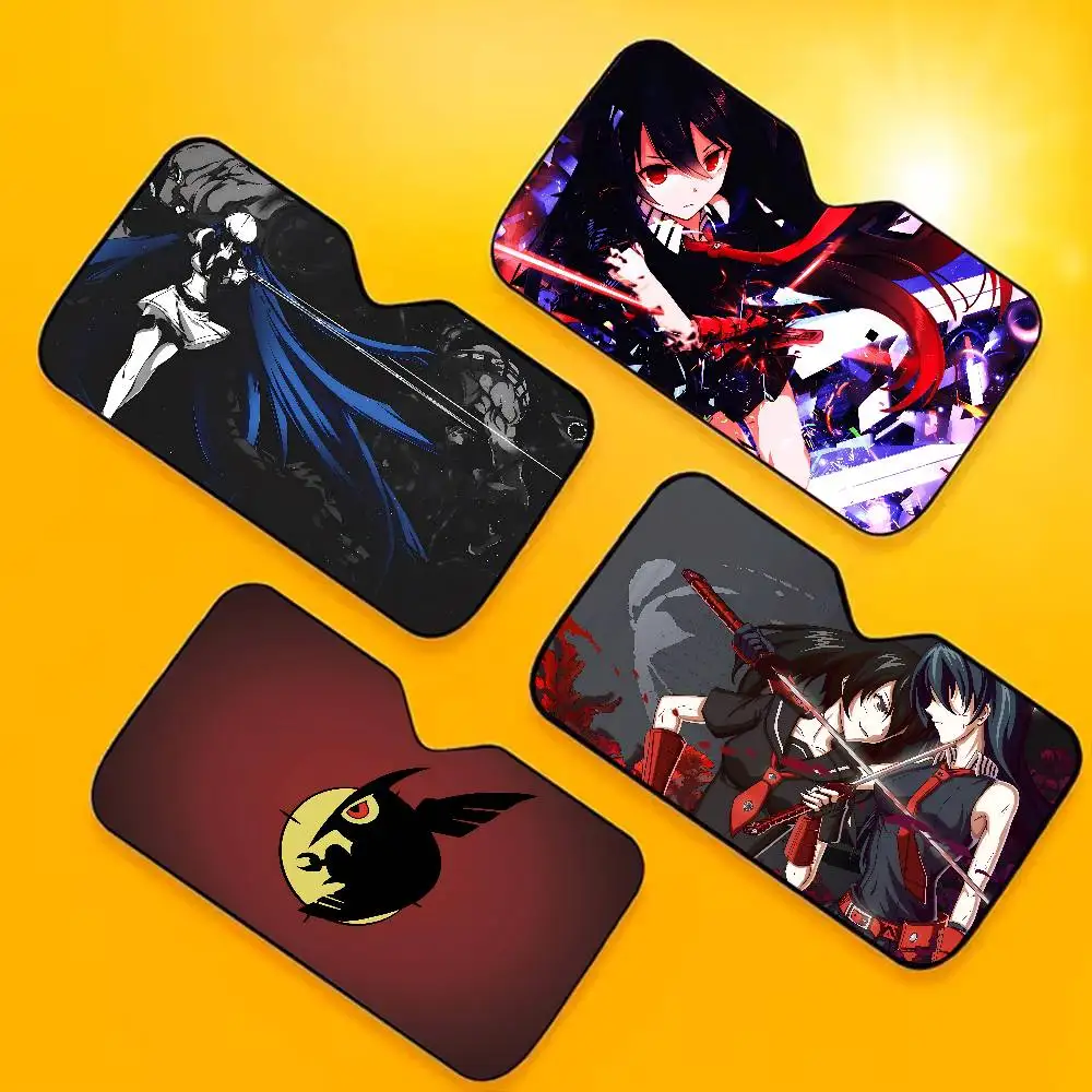 

Аниме A-Akame Ga Kill! Автомобильный солнцезащитный экран с мультяшным рисунком для детей и взрослых, на присосках, летний, для окон