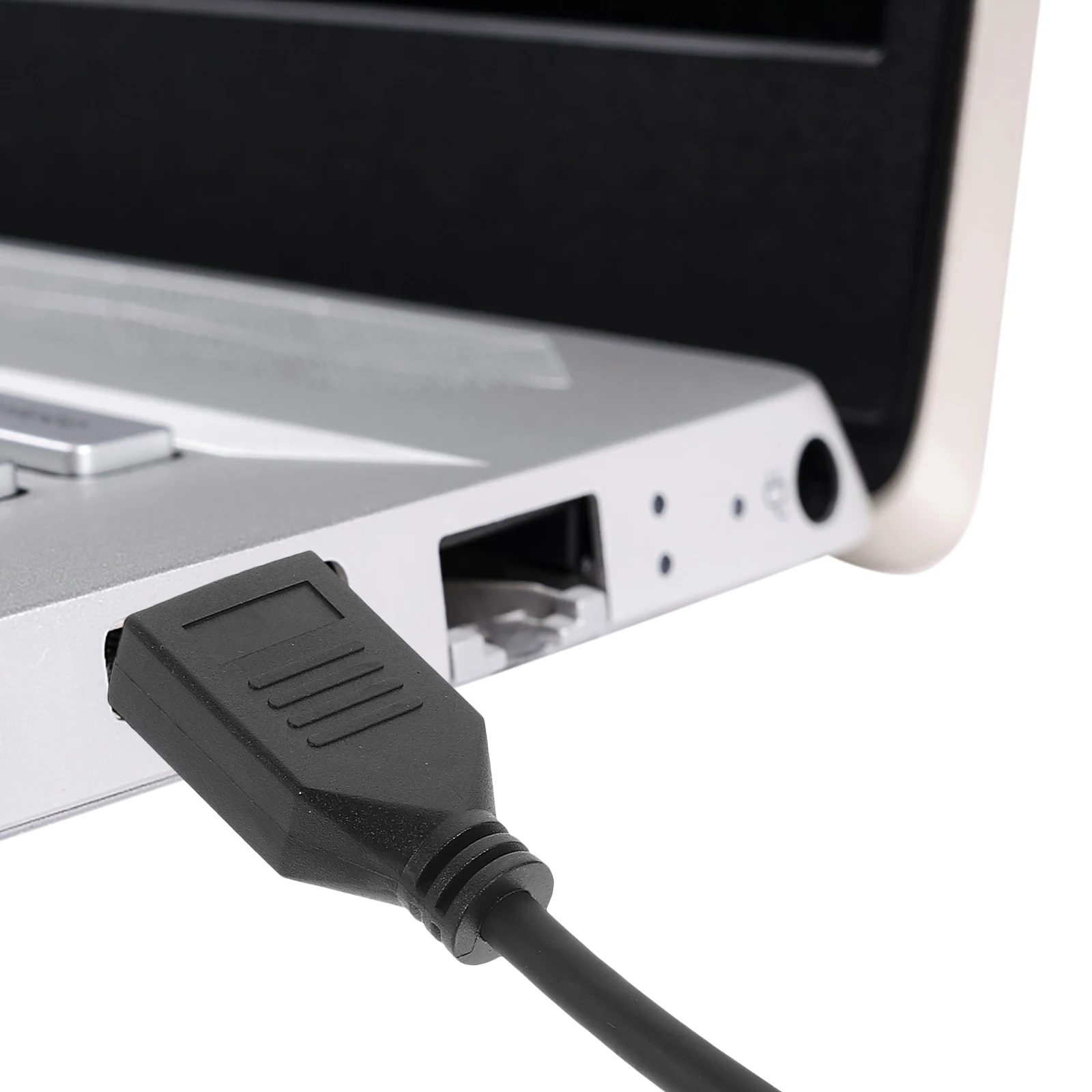 Cabo de extensão Displayport para computador de vídeo, adaptador macho para fêmea, tela LCD