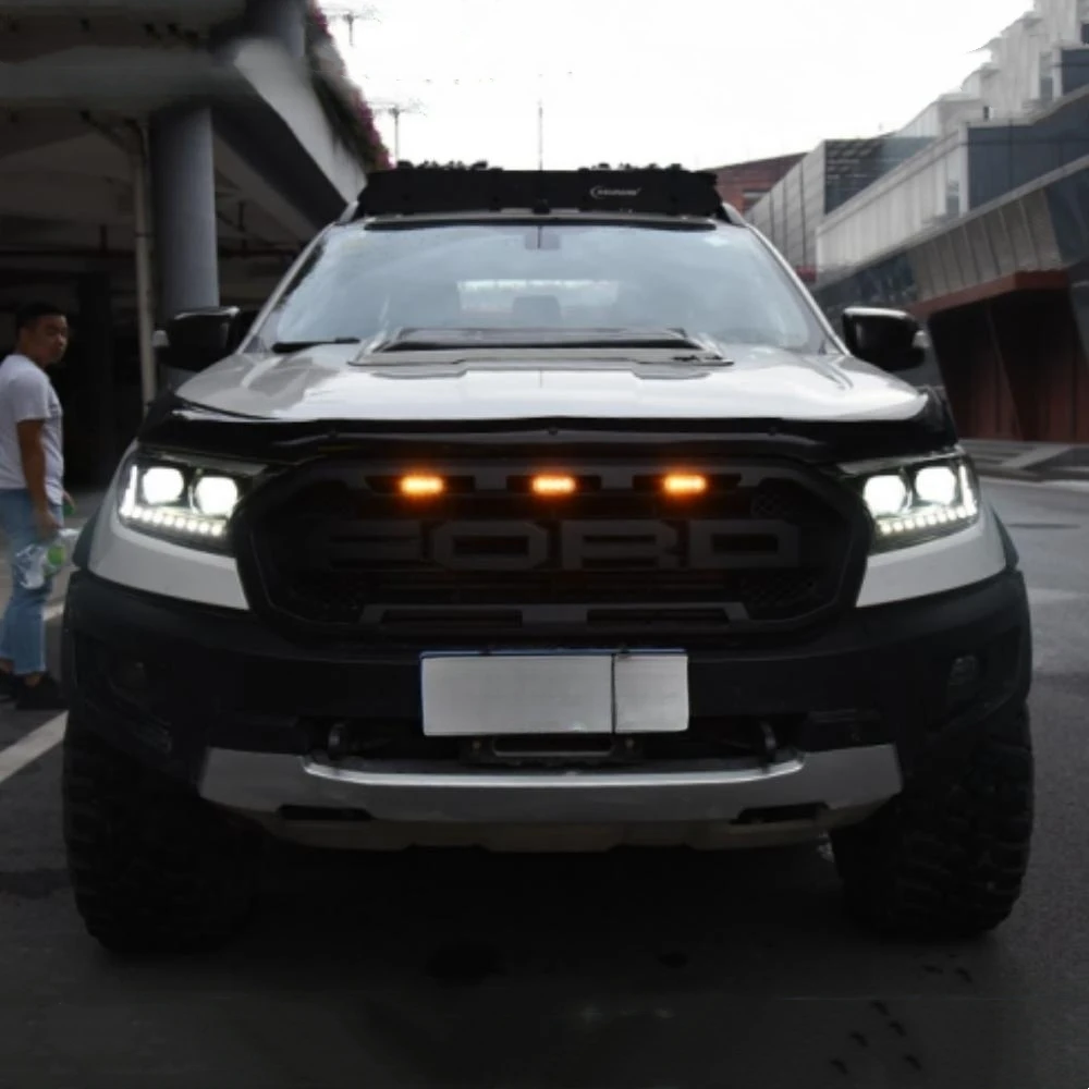 

Car LED Head Lights For 2015-2021 Ford Ranger Everest T6 FL T7 T8 Raptor Endeavour Type Head lamp LED Headlight Dual Projector