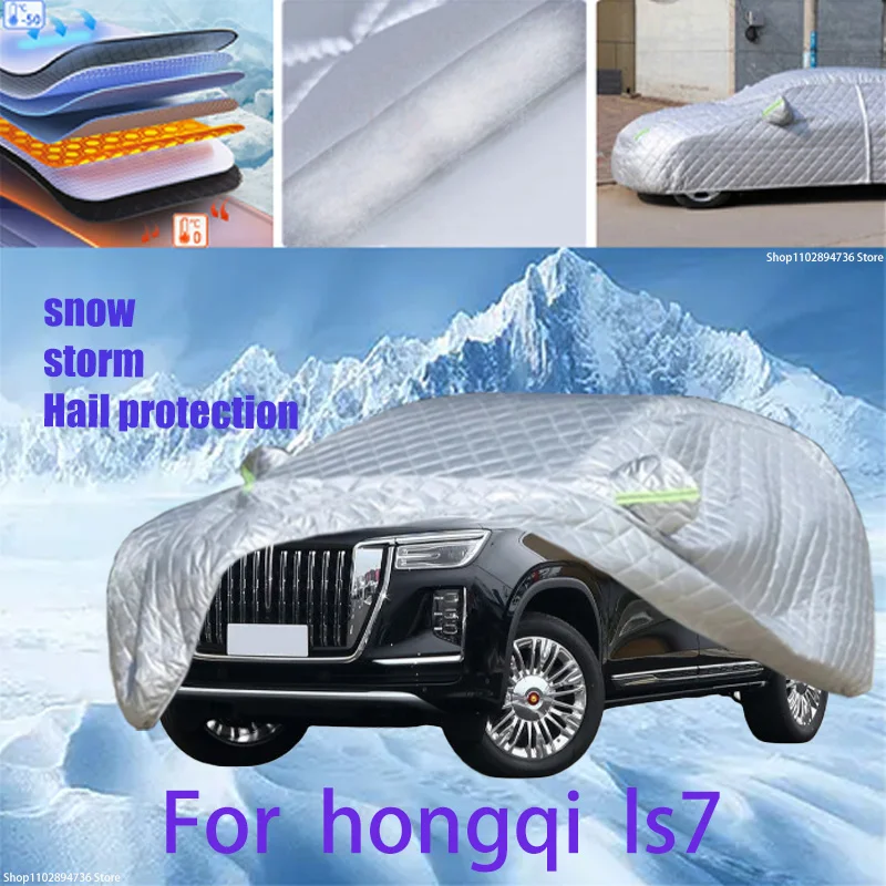 

For honda ls7 Outdoor Cotton Thickened Awning For Car Anti Hail Protection Snow Covers Sunshade Waterproof Dustproof