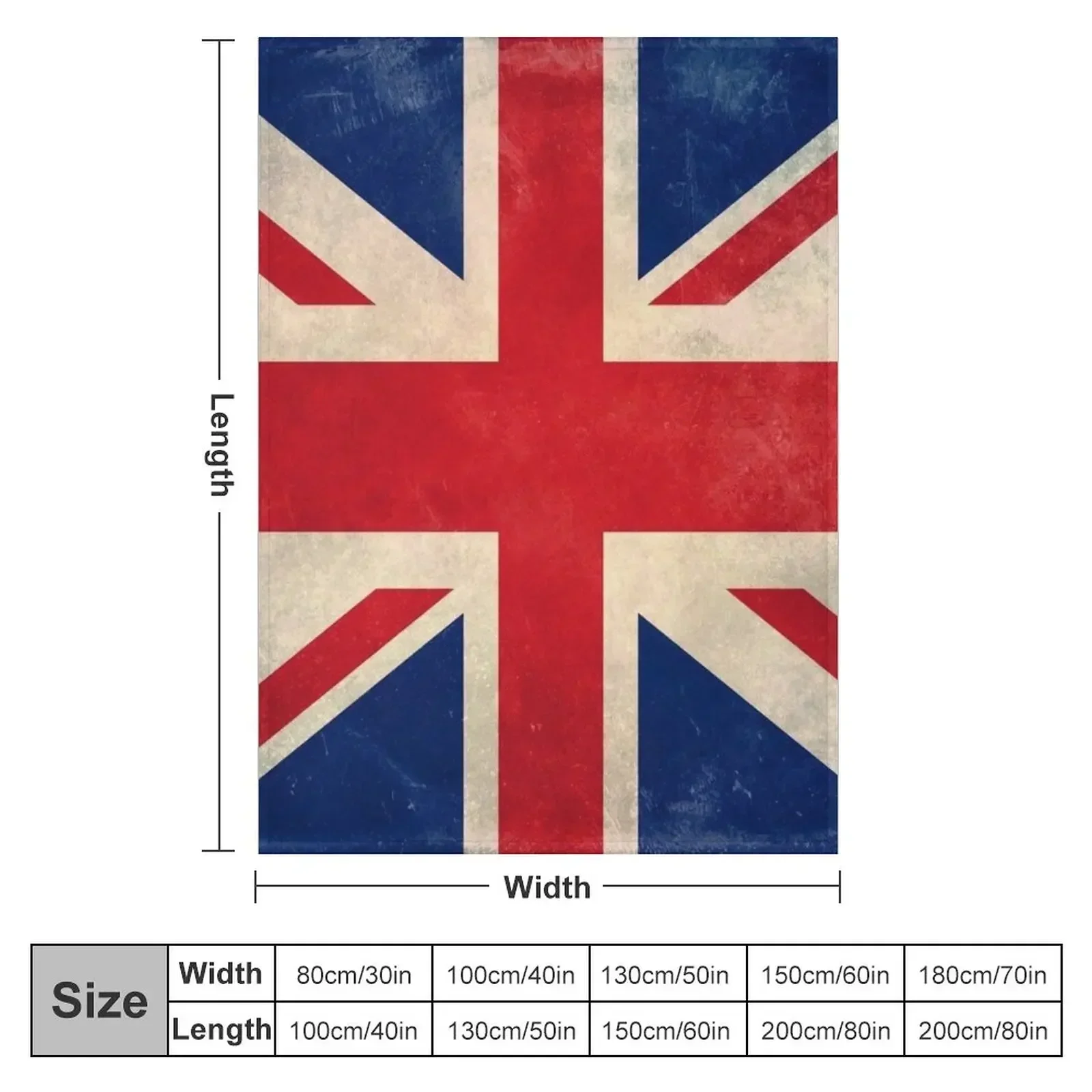 Union Jack Throw Blanket For Sofa Thin decorative bed plaid Luxury Designer Blankets
