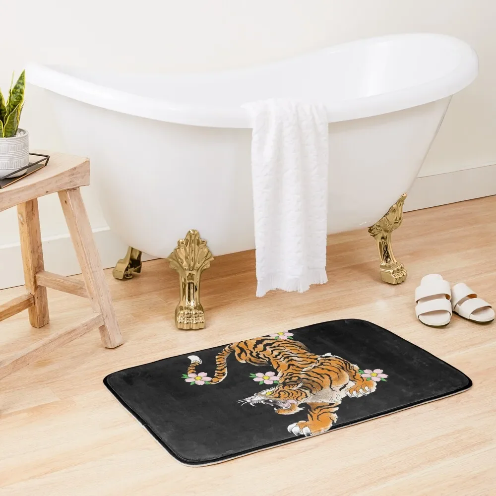 

tiger japan old school Bath Mat Bathroom Gadgets Carpet For Home Entrance Mat