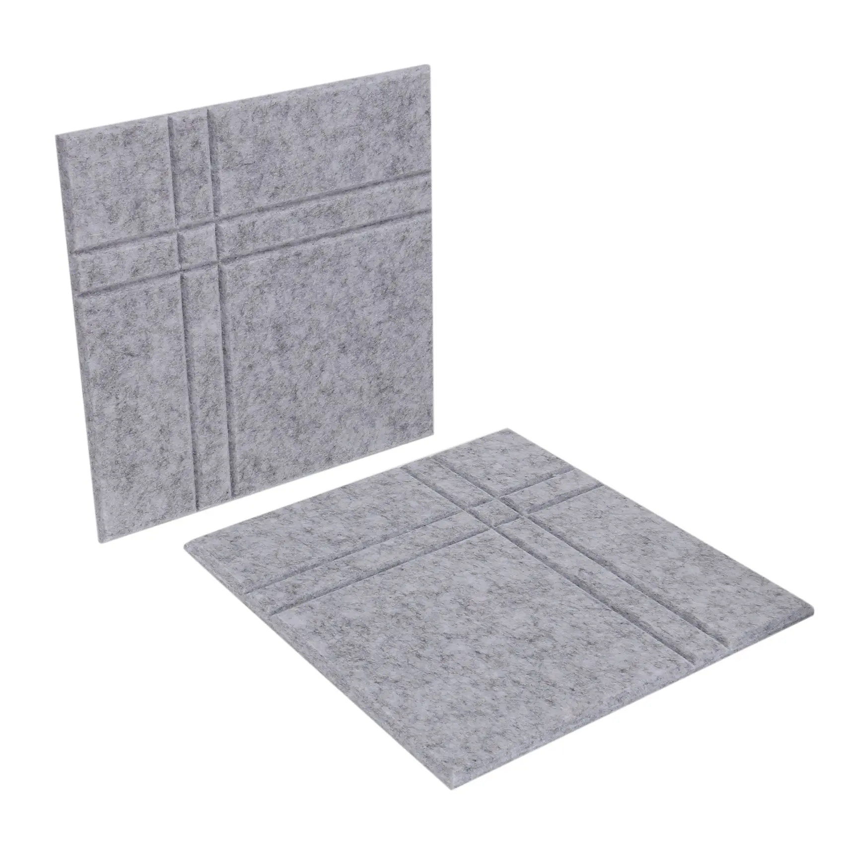 ABHI-12Pcs Acoustic Panels Shaped Texture Sound Proof Padding,12X12X0.4Inches Sound Dampening Panel Used In Wall