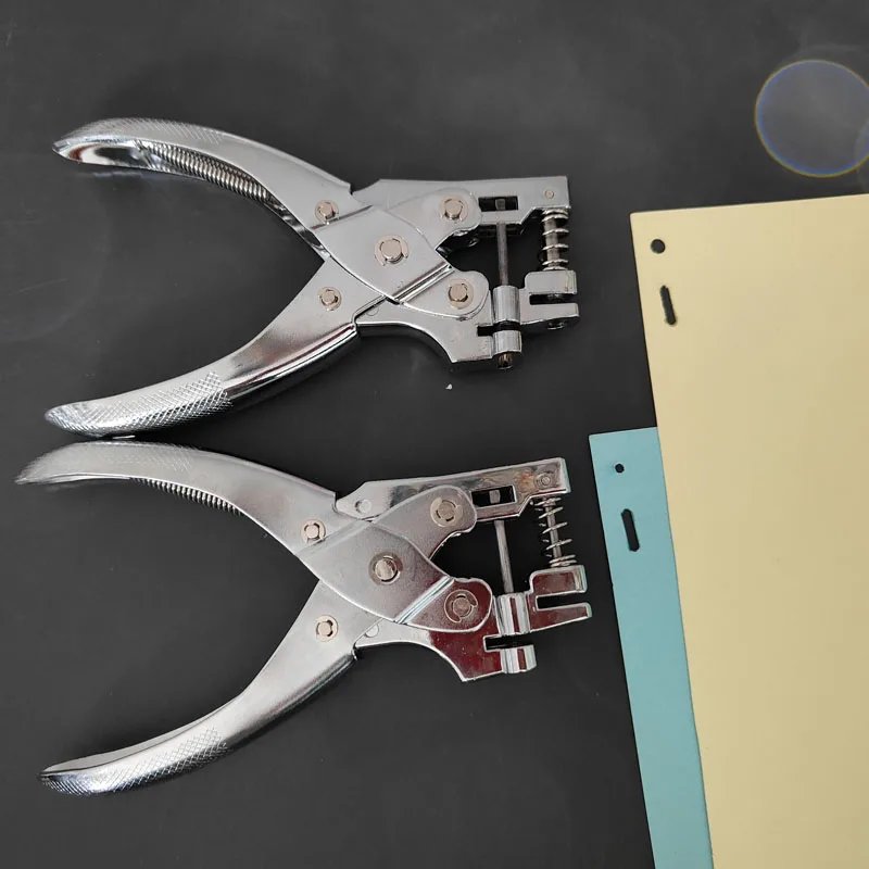 1pc-2in1穴あけパンチ-3mm-5mm丸型-3x13mmスロット-ハンドヘルドプライヤー-紙、pvcカード、idカード、バッジカット用カッター