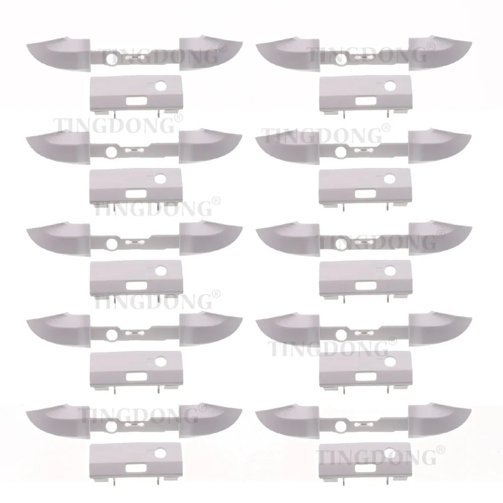 10 مجموعات أبيض أسود RB LB الوفير زر ل XBox سلسلة S X تحكم الزناد Surround دليل على قبالة أزرار إصلاح جزء