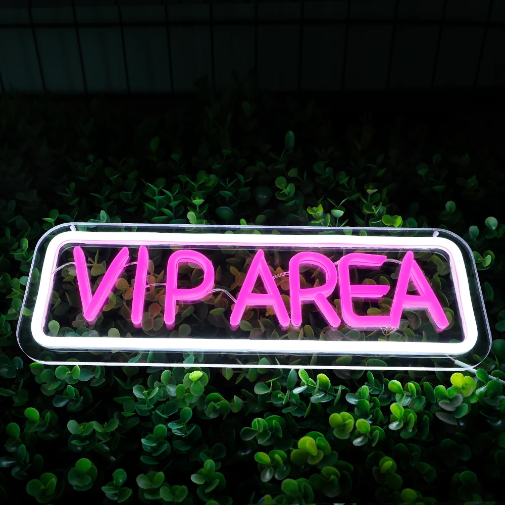 LED Dimmable Wall Neon Sign Light, Night Light para Bar, Game Zone, Restaurante, Pub, Clube, Vinho, Cocktail, Party Decor, Área Vip, 1Pc