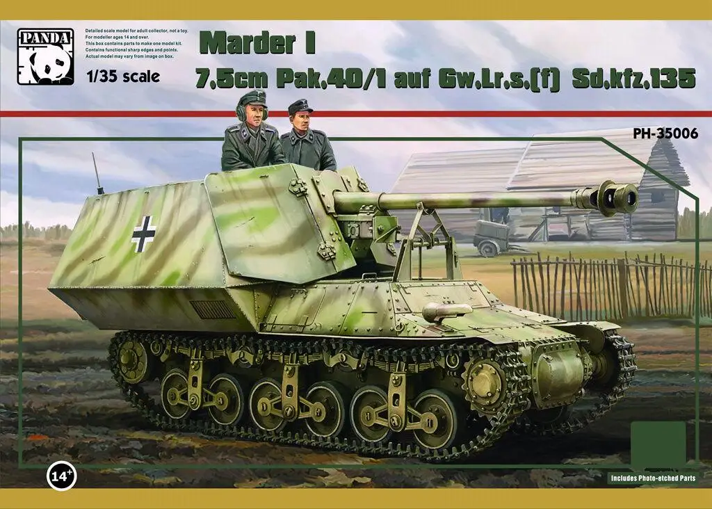 

Panda Hobby 1/35 PH35006 Sdkfz135-1 7.5cm Marder I (Lorraine)