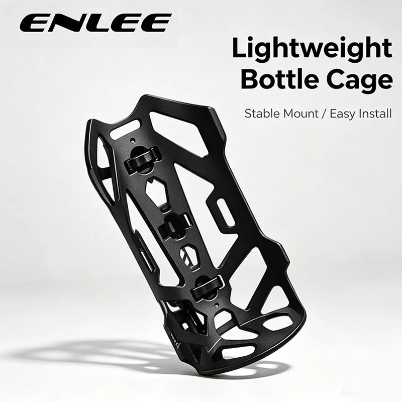 ENLEE Bicycle Storage Rack Bike Bag Holder Fix Fork Bag Mount Top Tube Holder Heavy‑Duty Rust‑Proof Aluminum MTB Luggage Carrier
