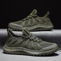 Men Shoes Breathable Mesh Running Shoes Slip On Walking Sneakers For Men Tennis Casual Sports Shoes