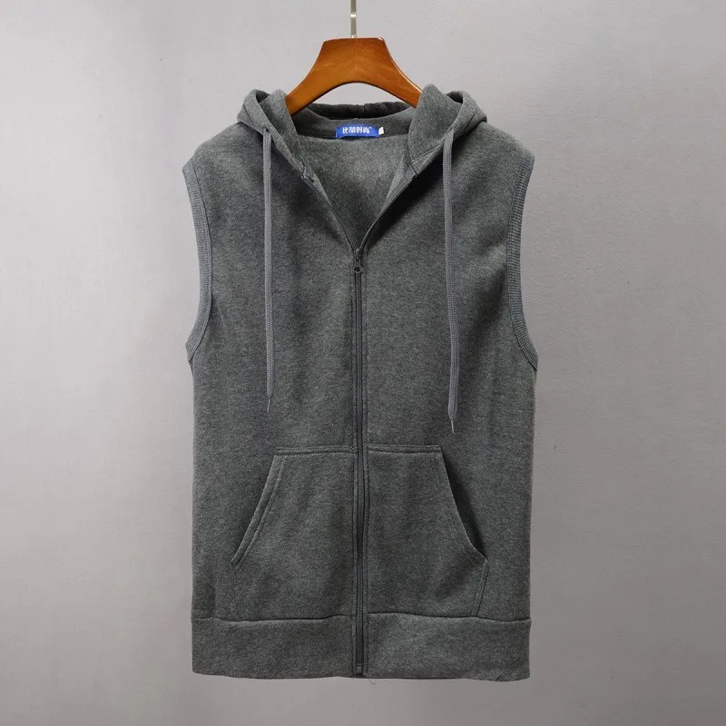 Zip Up Hoodie A Solid Color Kangaroo Pocket Hoodie A Stylish and Chic Zippered Sleeveless Tunic Hoodie Women's Clothing