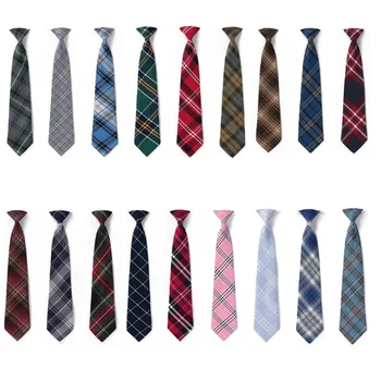 男性と女性のためのファッショナブルな市松模様の襟,カジュアルなネクタイ,シンプルで調節可能な,学生のための