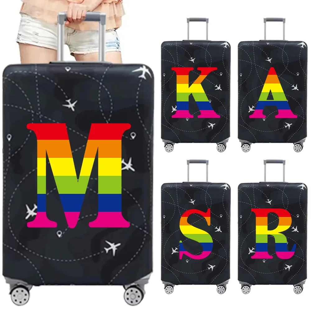 Travel Bag Dust Cover Elastic Dust Cover Travel Bag Dust Cover Rainbow Series 18-32 Sizes Wear-resistant Multiple Styles