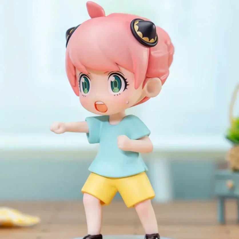 POP MART Spy X Family Anya Series Kawaii Anime Action Figure Caixa cega - Bonecas misteriosas surpresa para presente de meninas