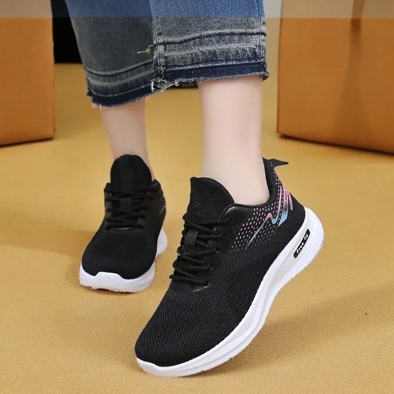 

Pop Mesh Breathable One-pedal Fly-woven Lightweight Soft-soled Casual Sports Shoes Women's Shoes Sneakers Shoes For Women