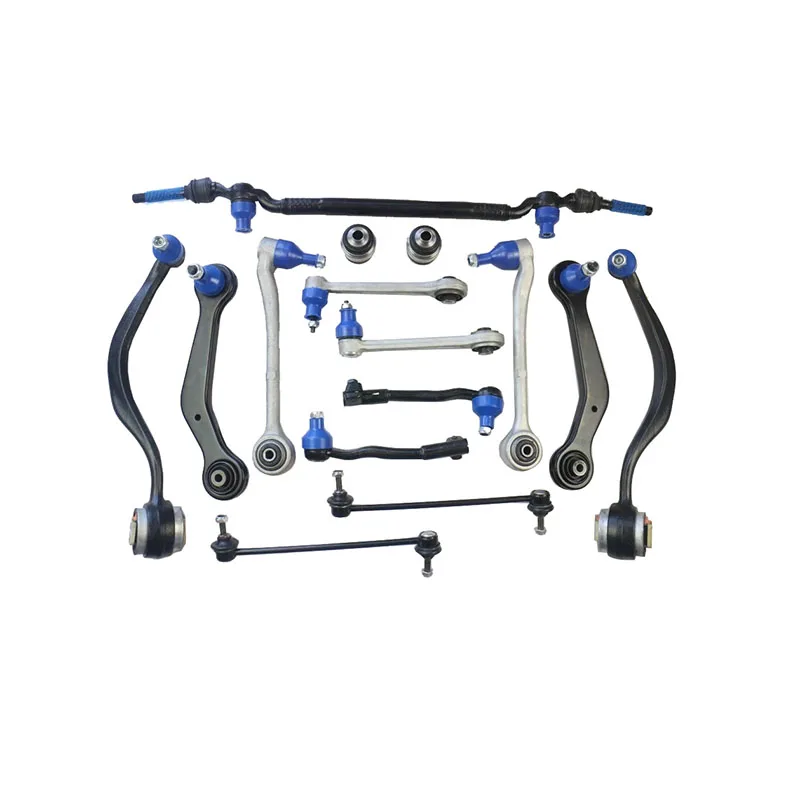 

15 PCS Front Rear Control Arm Bushing Tie Rod Sway Bar Link for BMW 740i 750iL E38