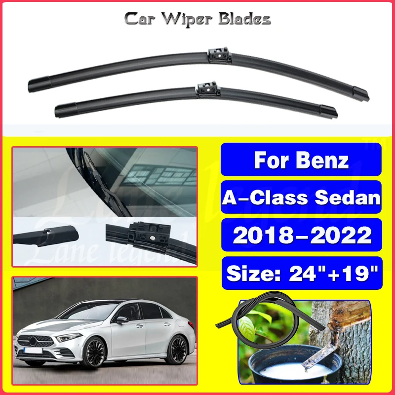 For Mercedes Benz A Class Sedan W177 2018 - 2022 A180 A200 A220 A250 Car Front Wiper Blade Windscreen Windshield Car Accessories