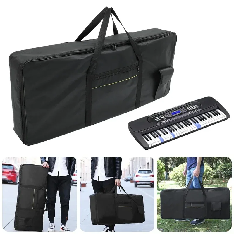 Electronic Organ Piano Cover 61-key Padded Case Portable Keyboard Bag Thickened Waterproof Oxford Cloth Handbag