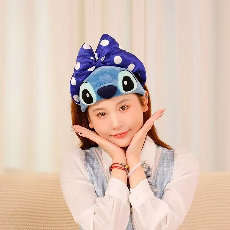 Stitch Plush Hair Hoop Kawaii Plush Headband Rabbit Plush Hair Accessories Anime Plush Hair Band Gifts For Children